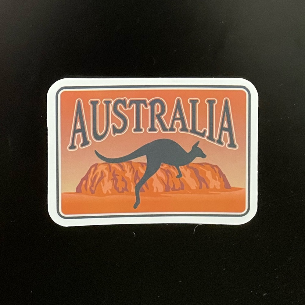 Australia Kangaroo Sticker